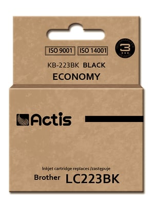 Actis Tusz KB-223Bk (zamiennik Brother LC223BK; Standard; 16 ml; czarny)