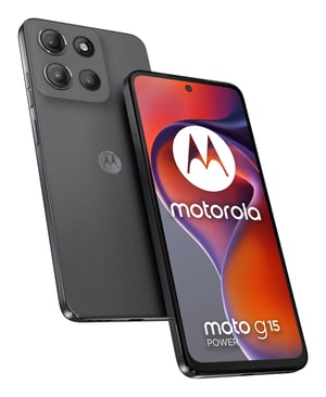 Motorola moto g15 power 17,1 cm (6.72") Dual SIM Android 15 4G USB Type-C 8 GB 512 GB 6000 mAh Szary