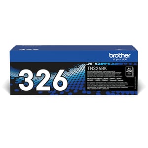 Brother TN-326BK tonerkassett, 1 st. Original, svart