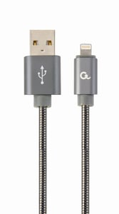 Cablexpert CC-USB2S-AMLM-2M-BG kabel Lightning Szary