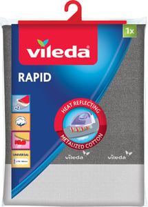 Vileda Rapid Bügelbrettbezug Baumwolle Grau