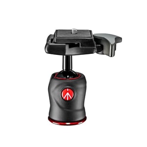 Manfrotto MH490-BH stativhuvud Svart Aluminium 1/4" Kula (form)