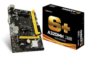 Biostar A320MH płyta główna AMD A320 Socket AM4 micro ATX