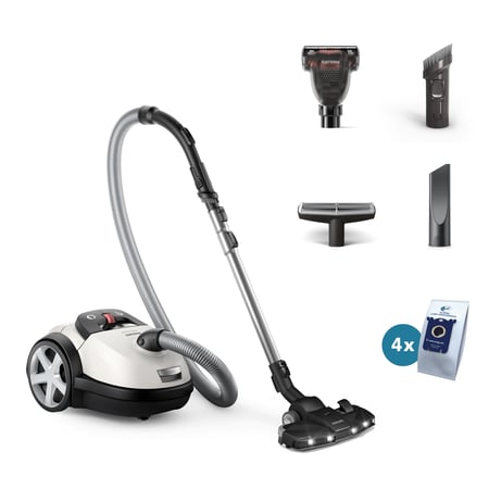 Philips 8000 series XD8142/12 odkurzacz 4 l Cylinder próżniowy Suchy 900 W Worek na kurz