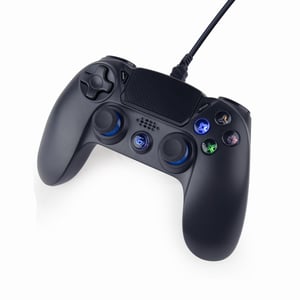 Gembird JPD-PS4U-01 Black USB Analog Gamepad for PC and PlayStation 4