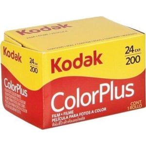 Kodak ColorPlus 200 färgnegativfilm, 24 bilder.