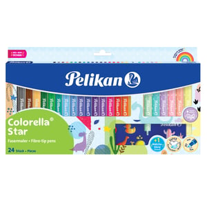 Pelikan 822329 Marker, Assorted Colors, 24 pcs.