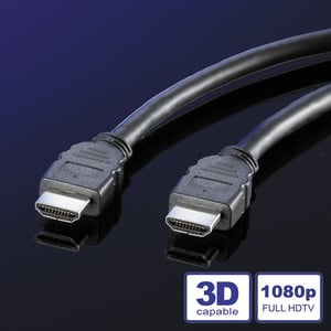 VALUE 1m HDMI Cable, HDMI Type A (Standard), Black