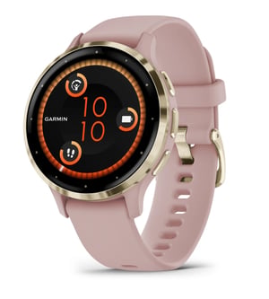 Garmin Venu 3S 3.05 cm (1.2") AMOLED 41 mm Digital 390 x 390 px Touchscreen Gold, Rose Gold Wi-Fi GPS