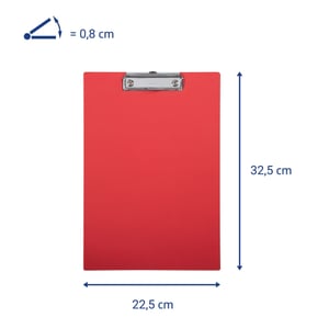 MAUL 2381825 podkładka Karton, Papier Czerwony