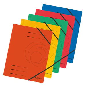 Herlitz 10902872 Document Box Blue, Green, Orange, Red, Yellow Cardboard