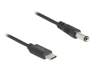 DeLOCK Kabel zasilający USB Type-C do wtyku DC 5,5 x 2,1 mm, męski, 1 m