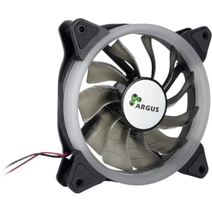 Inter-Tech Argus RS-051 RGB Obudowa komputera Wentylator 12 cm Czarny