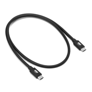 OWC OWCCBLTB5C0.8M kabel Thunderbolt 0,8 m 120 Gbit/s Czarny