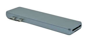 ProXtend USBC-MULTI8-001 USB 3.2 Gen 1 (3.1 Gen 1) Type-C-Dockingstation, grau