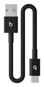 Apple MEQL4ZM/A USB 2.0 Cable, 0.2 m, USB-A to USB-C, Black