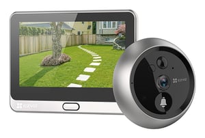 EZVIZ DP2 2K Video Doorbell 3 MP 10.9 cm (4.3") Silver
