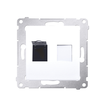 Kontakt-Simon D61.01/11 gniazdko elektryczne Biały