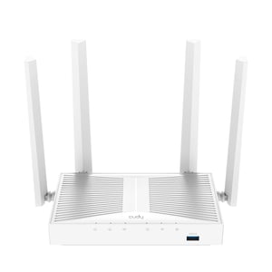 Cudy WR1300S Gigabit-Ethernet-Dualband-WLAN-Router (2,4 GHz/5 GHz) Weiß