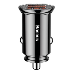 Baseus AB30BK Ladegerät für mobile Geräte, universell, schwarz, Zigarettenanzünder, automatisch