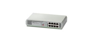 Allied Telesis AT-GS910/8E-50 Unmanaged Gigabit-Ethernet (10/100/1000) Grau