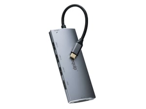Equip 133482 USB 3.2 Gen 1 (3.1 Gen 1) Typ-C-Dockingstation, silber