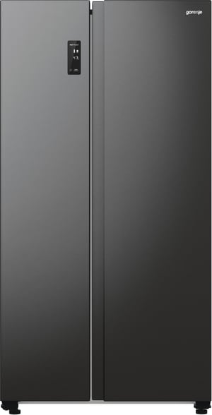 Gorenje NRR9185EABXL chłodziarko-zamrażarka otwierana obustronnie Wolnostojący 550 l Czarny, Stal nierdzewna