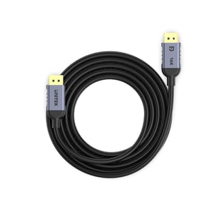 UNITEK C1626GY01-3M kabel DisplayPort Czarny, Szary