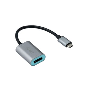i-tec Metal C31METALDP60HZ Kabeladapter 0,15 m USB Typ C – DisplayPort Grau, Türkis