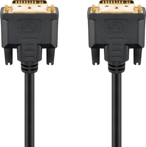 Goobay 69208 kabel DVI 10 m DVI-I Czarny