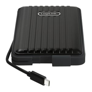 LogiLink UA0321 Hard Drive Enclosure HDD/SSD Enclosure Black 2.5"