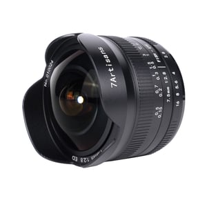 7Artisans 7,5 mm F2,8 Mark II – Fischaugenobjektiv für spiegellose Kameras – Schwarz