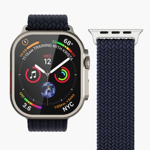 Vonmählen Woven Loop Pasek Granatowy (marynarski) Nylon