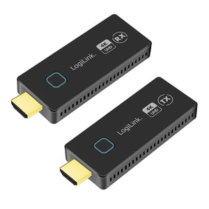 LogiLink HDW0102 AV-förlängare AV-sändare och -mottagare Svart