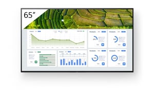 Sony FW-65BZ30L skyltdisplay Platt skärm Digital Signage 165,1 cm (65") LCD Wi-Fi 440 cd/m² 4K Ultra HD Svart Android 24/7