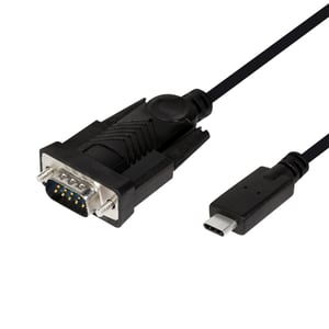 LogiLink AU0051 parallellkabel, svart, 1,2 m, DB-9