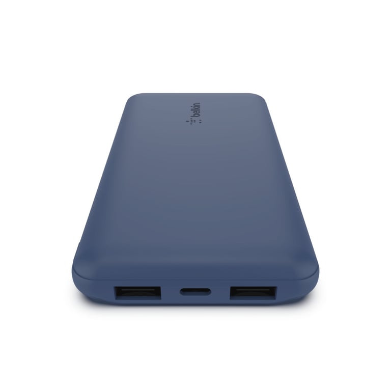 фото Зовнішній акумулятор (павербанк) Belkin 10000mAh 15W Dual USB-A USB-C Blue (BPB011BTBL)