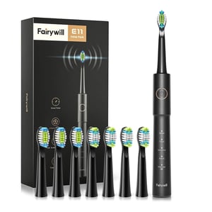 Fairywill e11 Dorosły Soniczna szczoteczka do zębów Czarny