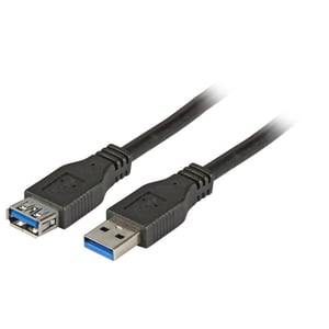 EFB Elektronik USB 3.0 A / A 3m kabel USB USB 3.2 Gen 1 (3.1 Gen 1) USB A 5 Gbit/s Czarny