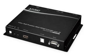 PLANET Video Wall 4K/60 HDMI & USB AV-sändare Svart
