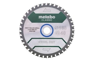 Metabo 628651000 circular saw blade, 16.5 cm, 1 pc.
