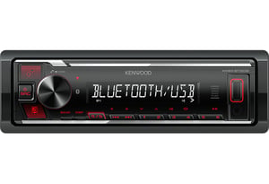 Kenwood KMM-BT209 radio samochodowe Czarny 200 W Bluetooth