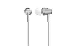 Genius Computer Technology HS-M360 Kopfhörer-Set, kabelgebunden, In-Ear, Metallic, Silber