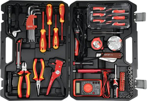 Yato YT-39009 68-piece wrench and tool set.