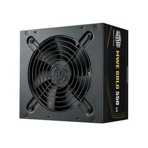 Cooler Master MWE Gold V3 ATX 3.1 icke-modulärt nätaggregat 550 W 24-stifts ATX Svart