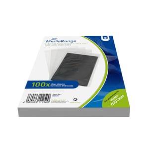 MediaRange Zubehör CD-/DVD-Rohlinge Etui kieszeniowe 1 dysków Przezroczysty
