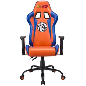 Subsonic DBZ Gaming Chair Padded Upholstered Seat Gray, Orange
