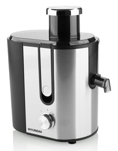 Hyundai JE 337II Zentrifugal-Entsafter 400 W Schwarz, Edelstahl