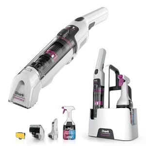 Shark HX100EUT Handstaubsauger Schwarz, Rosa, Weiß Beutellos