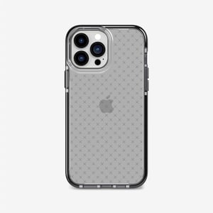 Tech21 Evo Check Cell Phone Case, 17 cm (6.7"), Black, Transparent